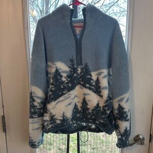 Sincerely Jutes draw string sweater